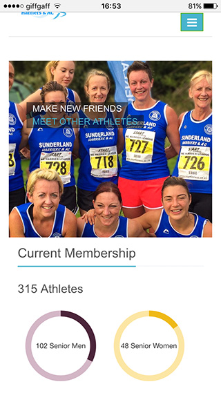 Sunderland Harriers And Athletic Club - Membership